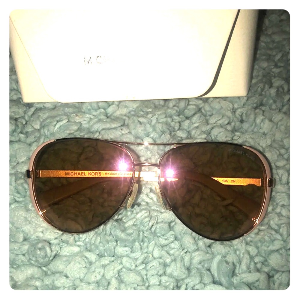 Michael Kors sunglass -rose gold